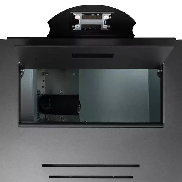 Pachet Termosemineu pe Peleti KOPH PM 25 kW, 160 mp, cu Boiler Termoelectric Ariston 100L, Accesorii Incluse, Bordo
