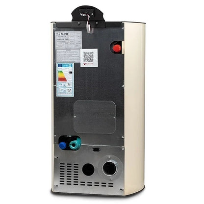 Pachet termosemineu pe peleti KOPH PM 12 kW, 80 mp, buncar peleti 12 kg, diametru cos fum 80 mm, pompa recirculare si vas expansiune incorporate, Boiler termoelectric Ariston 100 litri, Grup siguranta, Termostat inteligent KOPH WT-25