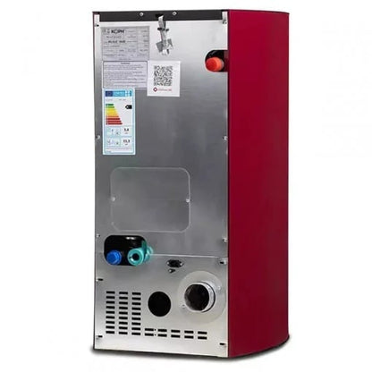 Termosemineu pe peleti KOPH PM 12 kW, 80 mp, Bordo, cu pompa recirculare, vas expansiune si grup siguranta