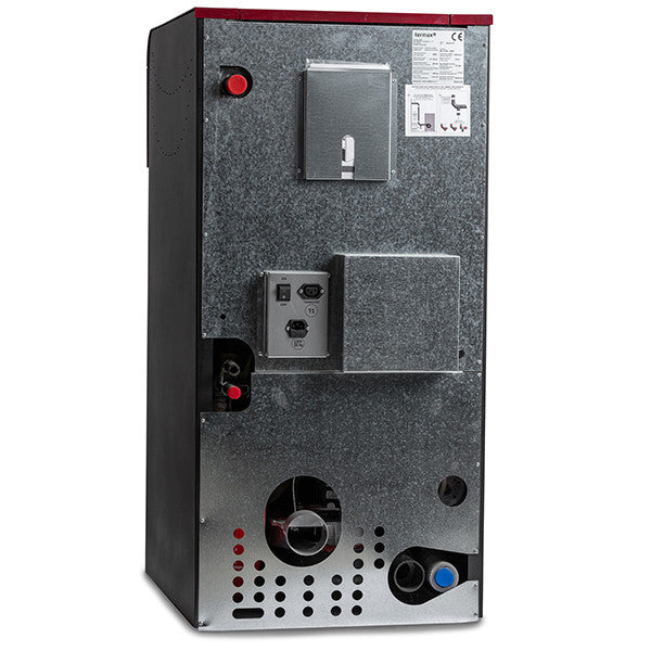Termax Kamin ECO 25kW Pellet Thermostove Package - 160sqm Heating Capacity, 45kg Hopper, Bordo
