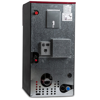 Termax Kamin ECO 25kW Pellet Thermostove Package - 160sqm Heating Capacity, 45kg Hopper, Bordo