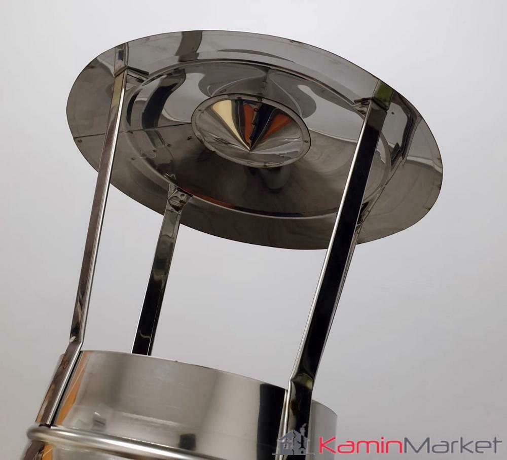 Pălărie Coș de fum Inox Anti-Ploaie
