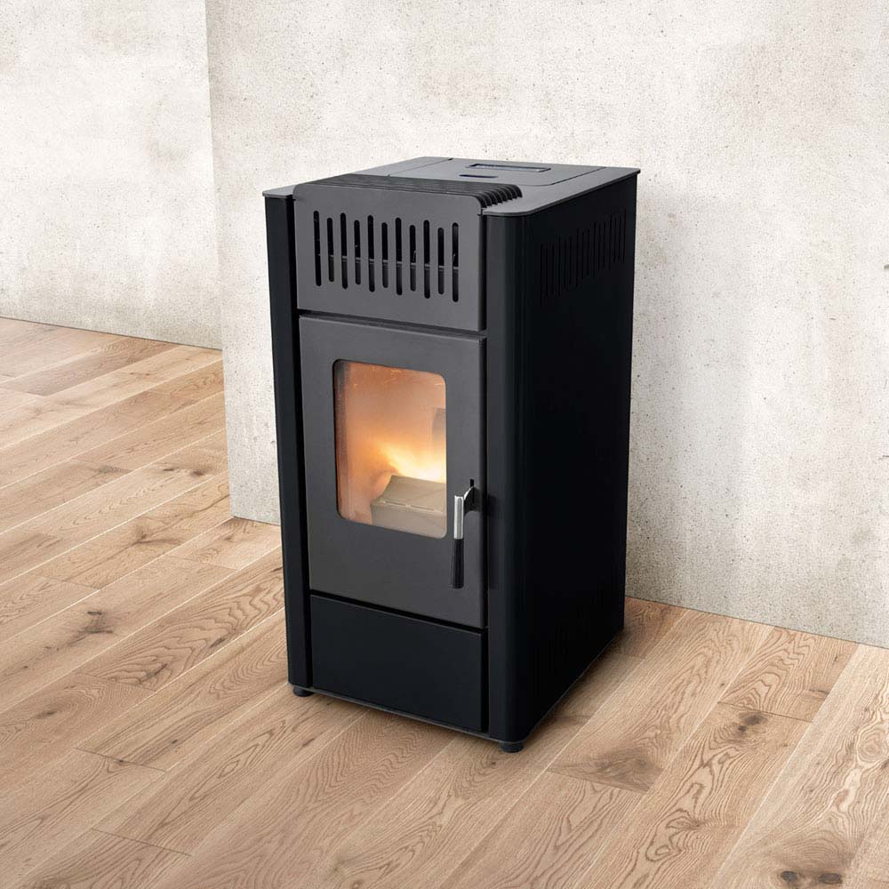 Soba pe Peleti HELLIA - Eficienta, Eleganta si Control Inteligent (8 kW)
