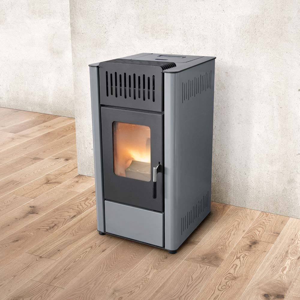 Soba pe Peleti HELLIA - Eficienta, Eleganta si Control Inteligent (8 kW)