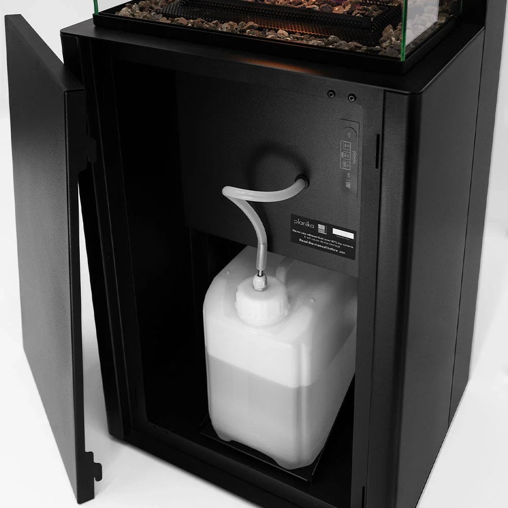 Planika Arcticon Negru - Șemineu Autonom Elegant cu Tehnologie BEV