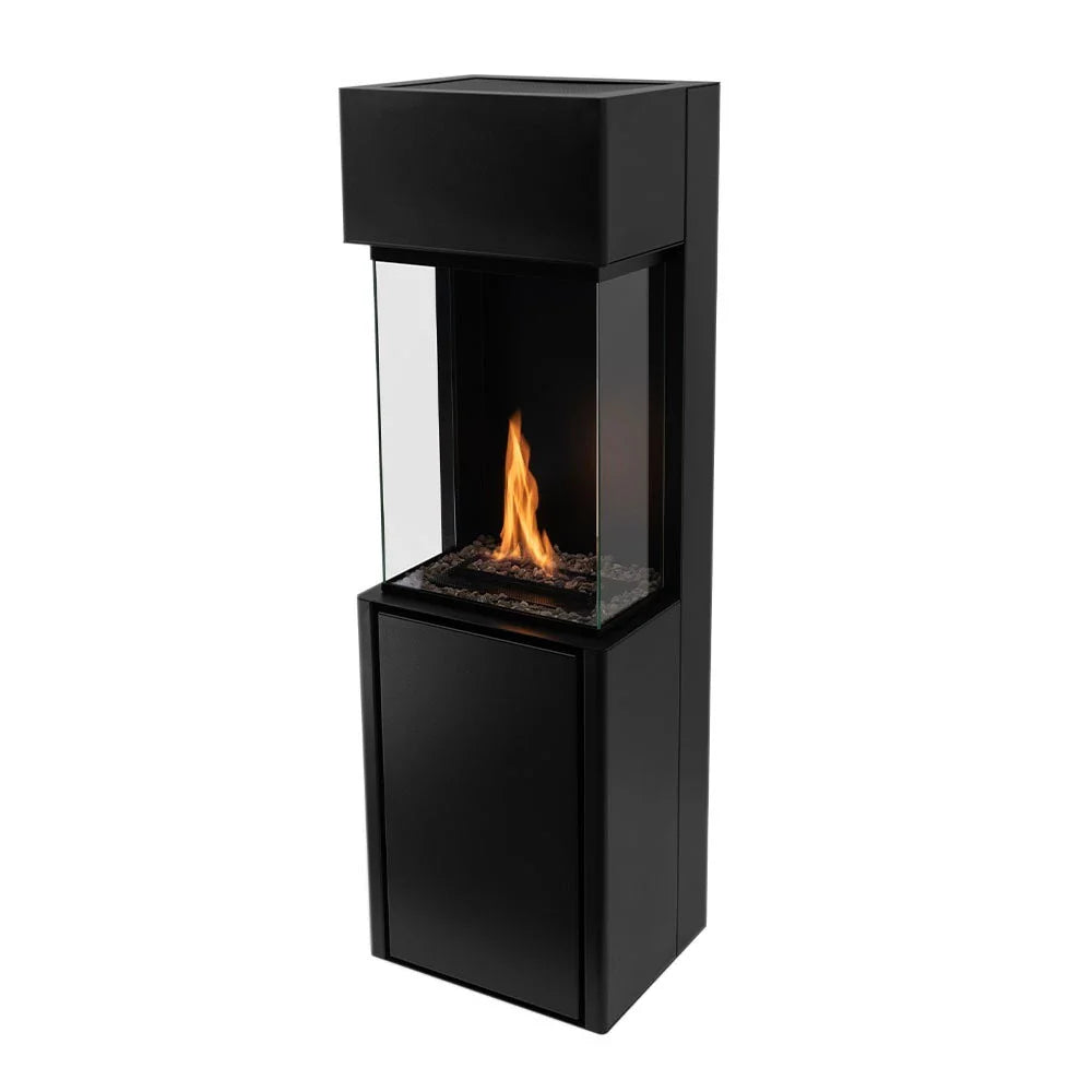 Planika Arcticon Negru - Șemineu Autonom Elegant cu Tehnologie BEV