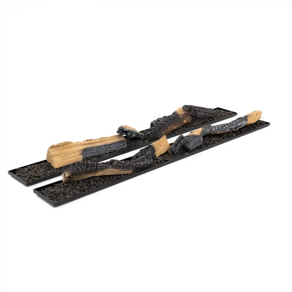 Set Lemne Decorative Planika Cool Flame 1000 - Aspect Realist și Angajant