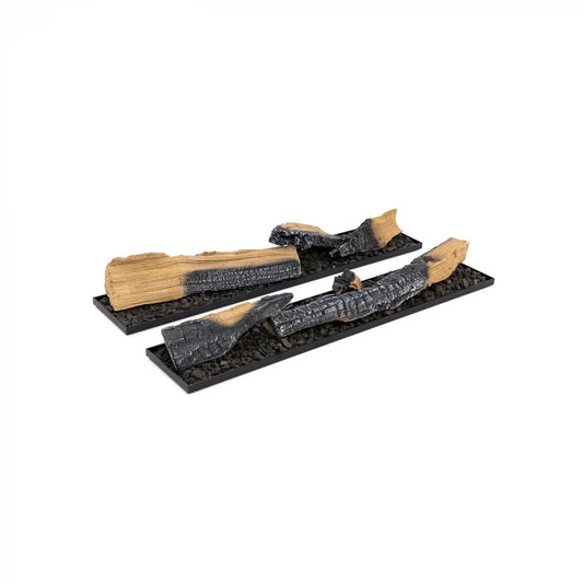 Set Lemne Decorative Planika Cool Flame 500 pentru un Foc Realist