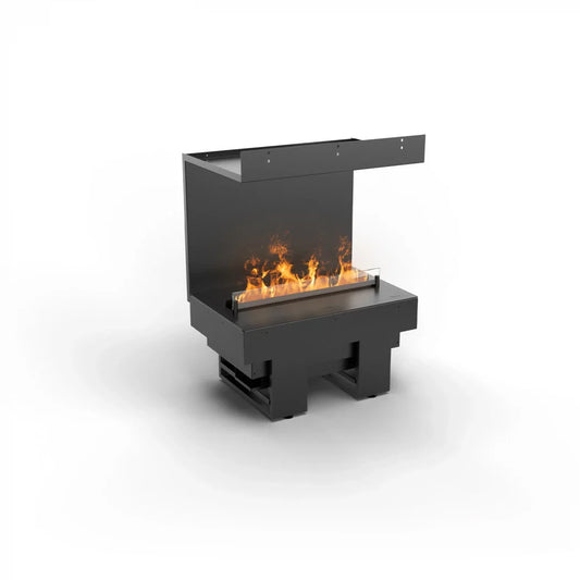 Șemineu Elegant Planika Fires Cool Flame 500, Trei Fețe, Tehnologie Avansată de Vaporizare a Apei