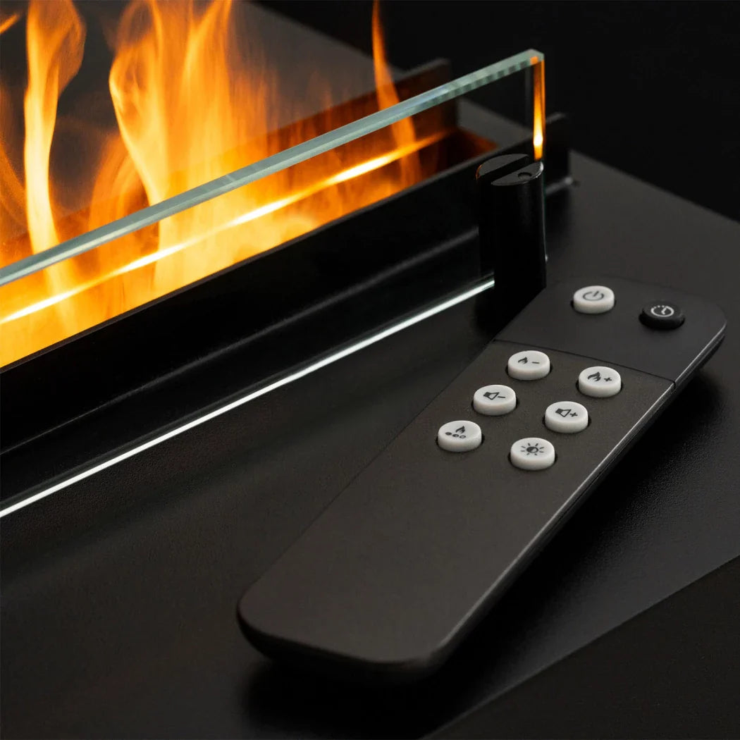 Șemineu Electric Cool Flame 500 cu Aburi de Apă - Instalare Încasetată, Control de la Distanță