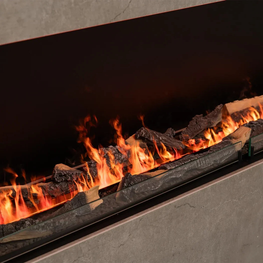 Set Lemne Decorative Planika Cool Flame 1000 - Aspect Realist și Angajant