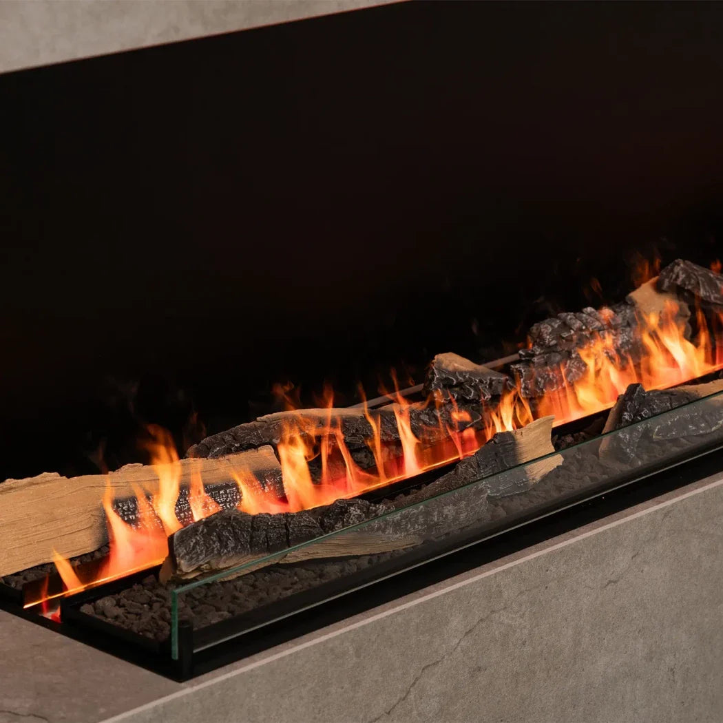 Set Lemne Decorative Planika Cool Flame 1000 - Aspect Realist și Angajant