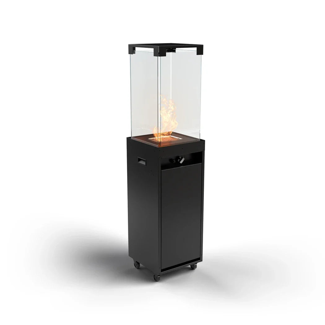 Încălzitor de Exterior pe Gaz Faro Jet Black - Elegant și Eficient