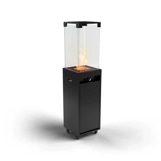 Încălzitor de Exterior pe Gaz Faro Jet Black - Elegant și Eficient