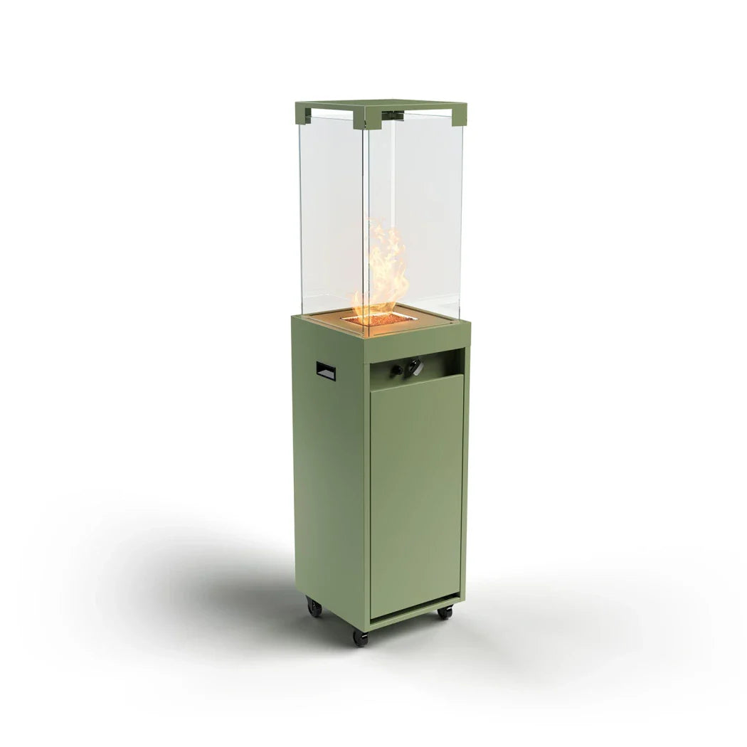 Încălzitor de Exterior pe Gaz Faro Faro Verde Pal - Eleganță și Căldură pentru Curtea Ta