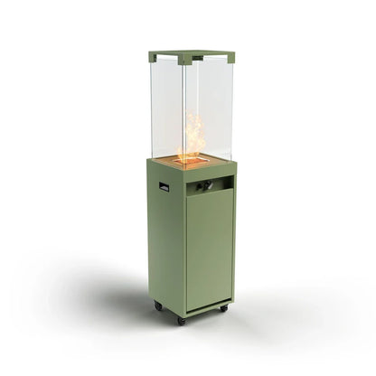 Încălzitor de Exterior pe Gaz Faro Faro Verde Pal - Eleganță și Căldură pentru Curtea Ta