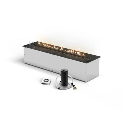 Planika Fires Line Automatic 3 - Arzător Bioetanol Inteligent cu Flacără Reglabilă și Tehnologie BEV