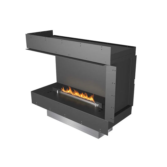 Șemineu Bioetanol Planika Forma Corner Left - Prime Fire - Flacără Dublă