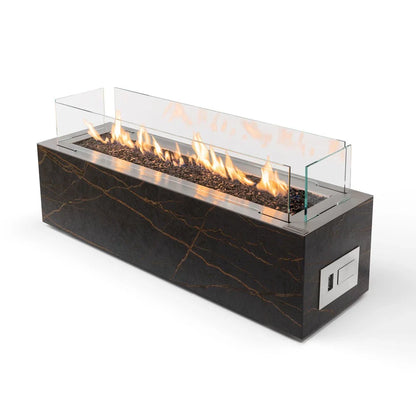 Șemineu pe gaz automat Planika Galaxy Daze / Laurent - Decor opulent pentru spațiul exterior