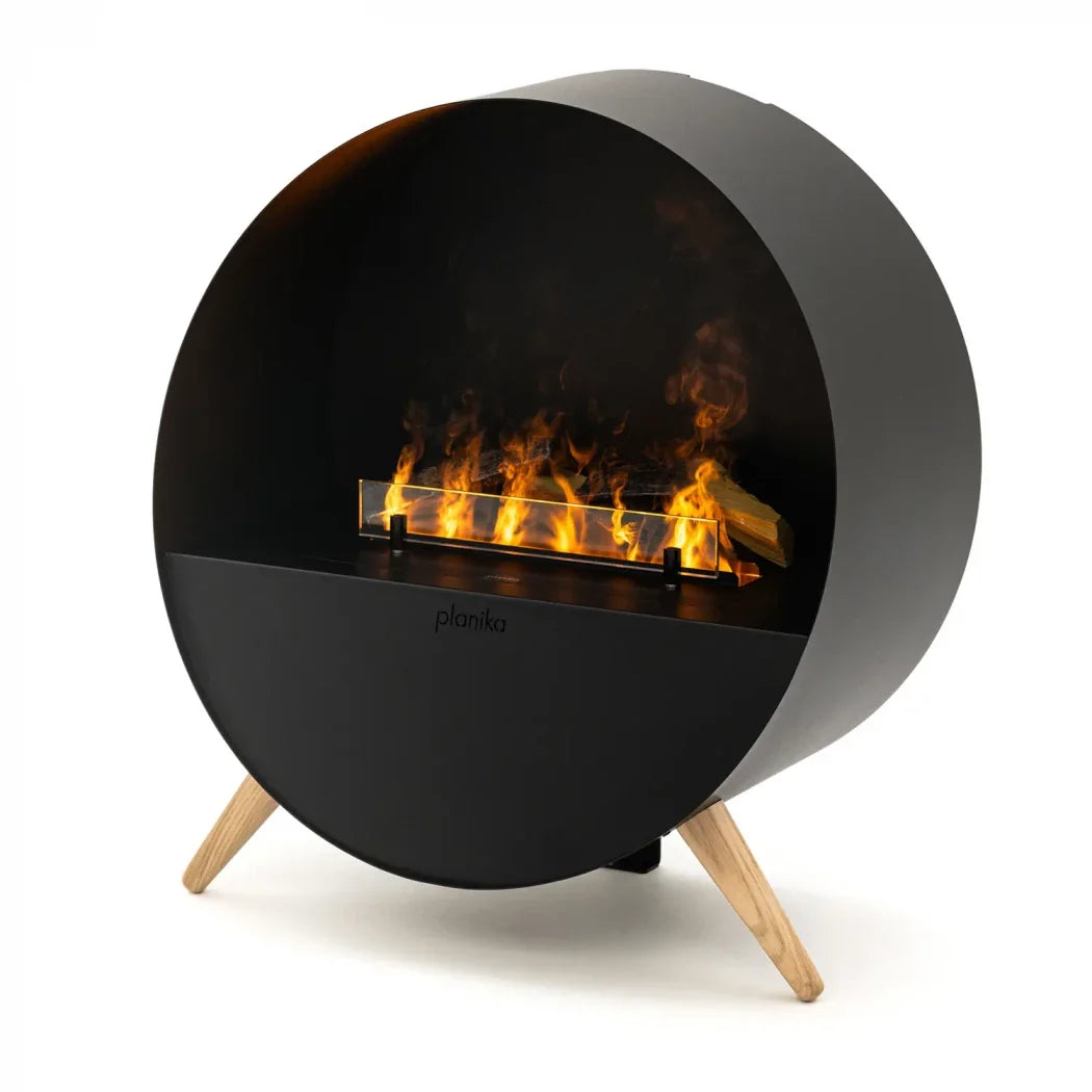 Șemineu Electric Misty Opti-Myst - Negru cu Flacără Realistă