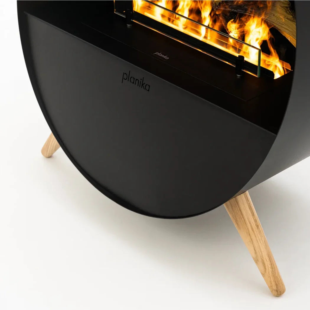 Șemineu Electric Misty Opti-Myst - Negru cu Flacără Realistă