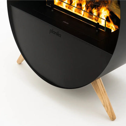 Șemineu Electric Misty Opti-Myst - Negru cu Flacără Realistă