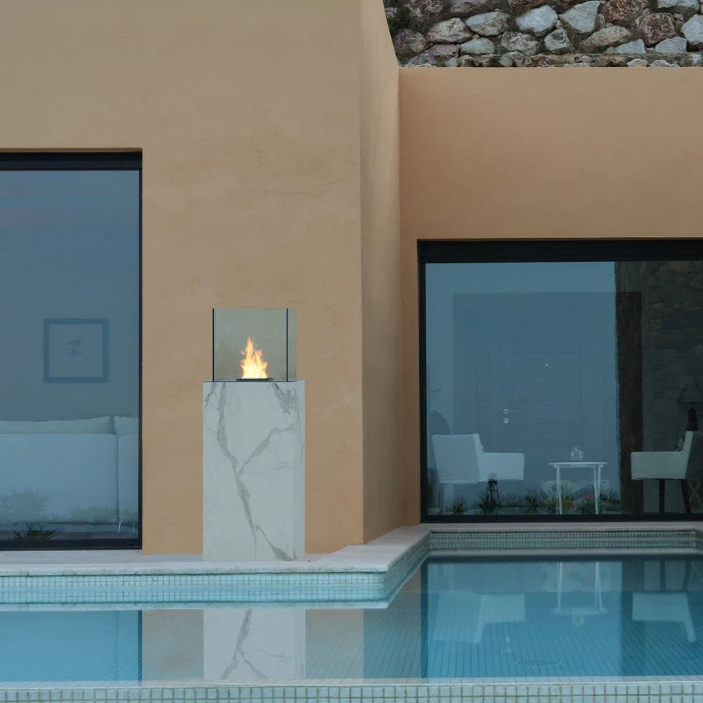 Șemineu Bioetanol de Exterior Planika Porto Daze / Laurent - Design Elegant Dekton