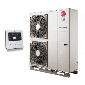 Pompă de căldură aer-apă LG Therma V R32 Monobloc S 12 kW, HM123MR U34, 380V, Eficiență Energetică Ridicată