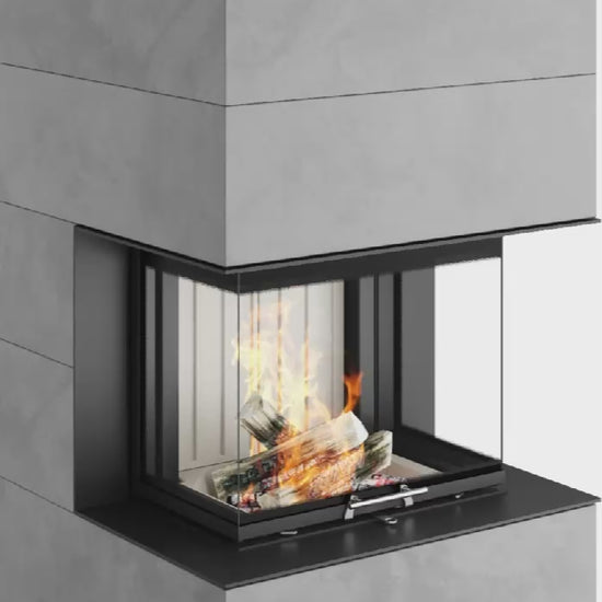 Șemineu Modular SIM Arte 3RL-60h 1/3 - Design Elegant din Beton Aparent