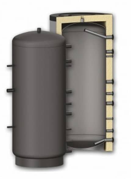 Sunsystem P 500L+IZ 500-Liter Buffer Tank for Heating Systems