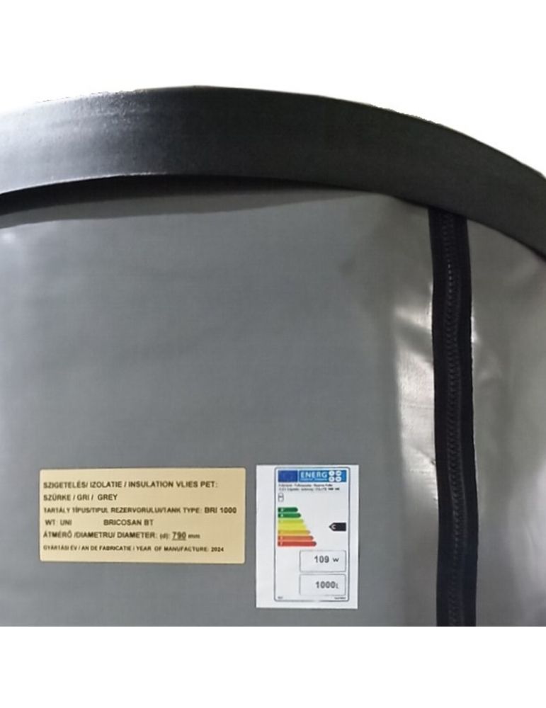 Calvin 1000L Puffer Tank without Coil with Insulation