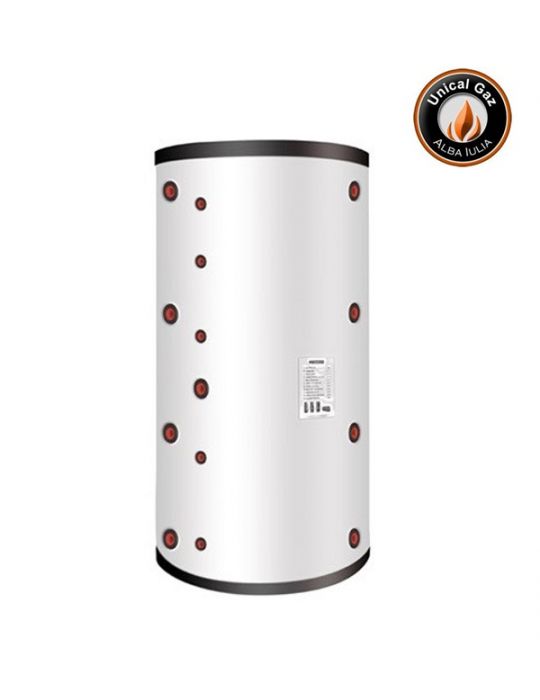 Kruger 500L Buffer Tank with Stainless Steel DHW Coil and Heating Coil