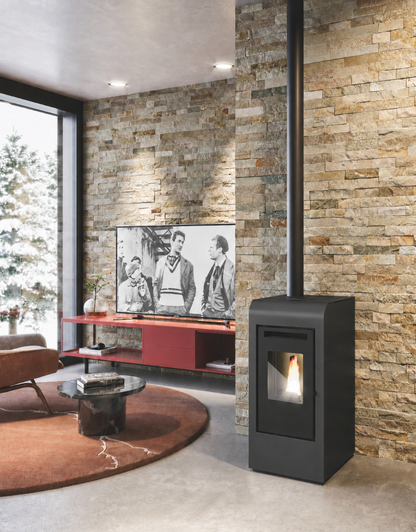 Sobă pe peleți Eva Calor RITA plus – 9.5kW