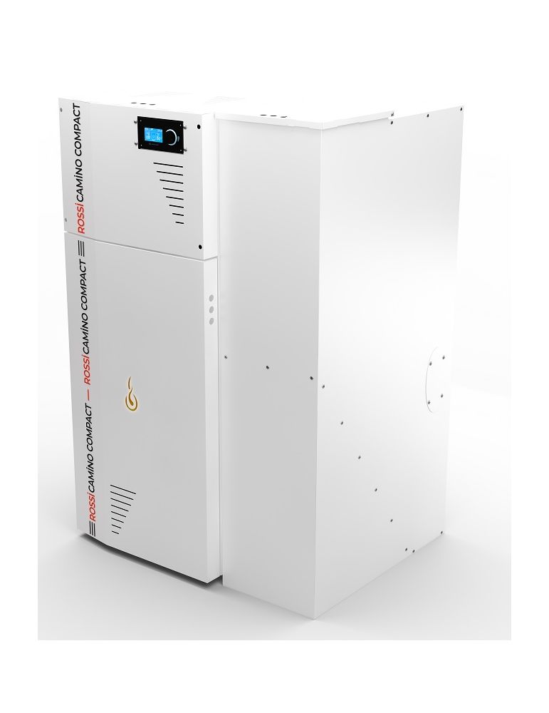 Rossi Camino Compact 15kW Pellet Stove with 153L Integrated Hopper