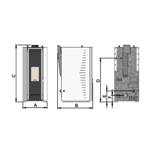 TERMOSOBA ROSSI CAMINO 15 kw