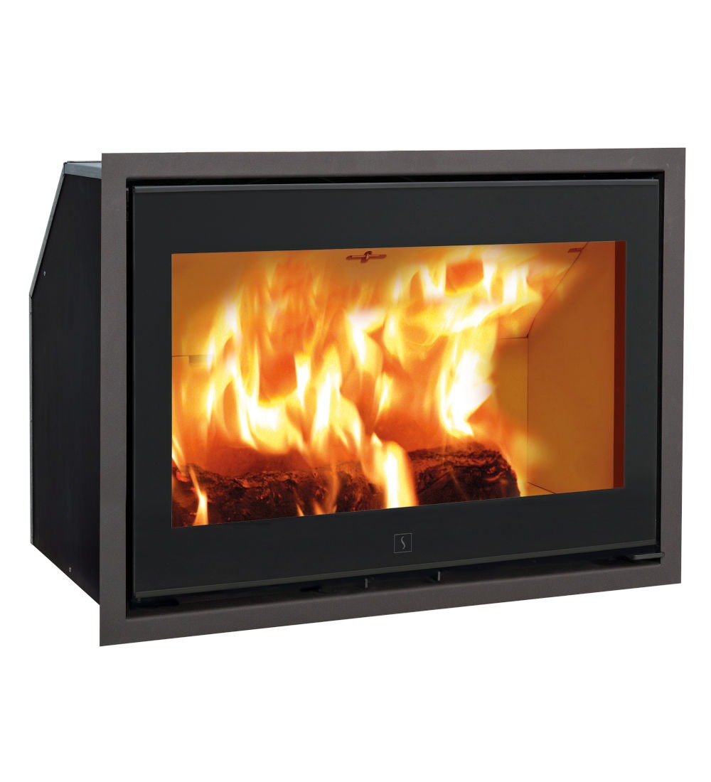 Sobă încastrată pe lemne Scan 1004 BB, 8 kW, design ecologic