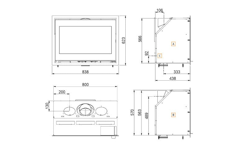 Jotul  Scan 1004 BB, 8 kW
