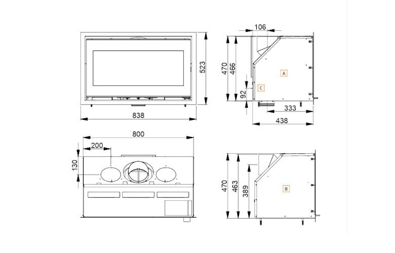 Jotul Scan 1006 BB, 7,0 kW