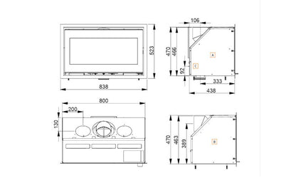 Jotul Scan 1006 BB, 7,0 kW