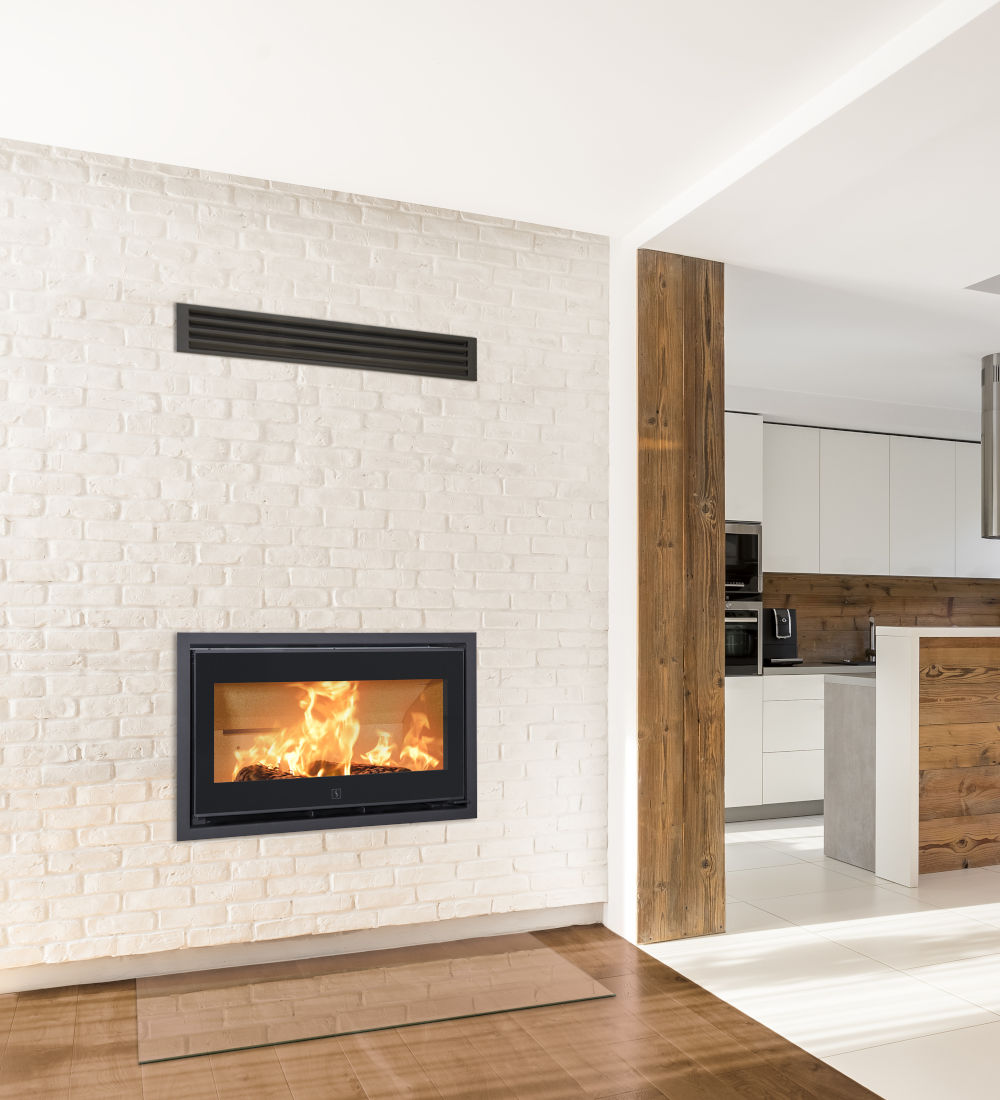 Sobă încastrată pe lemne Scan 1006 BB, 7,0 kW - Design Ecologic și Eficient