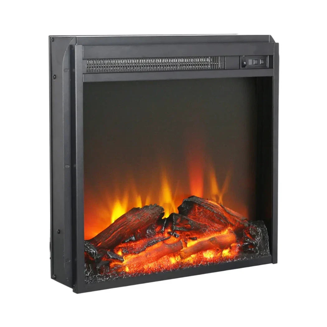 Șemineu Electric Eldur 18" - Inserție cu Flacără LED Realistă și Încălzitor