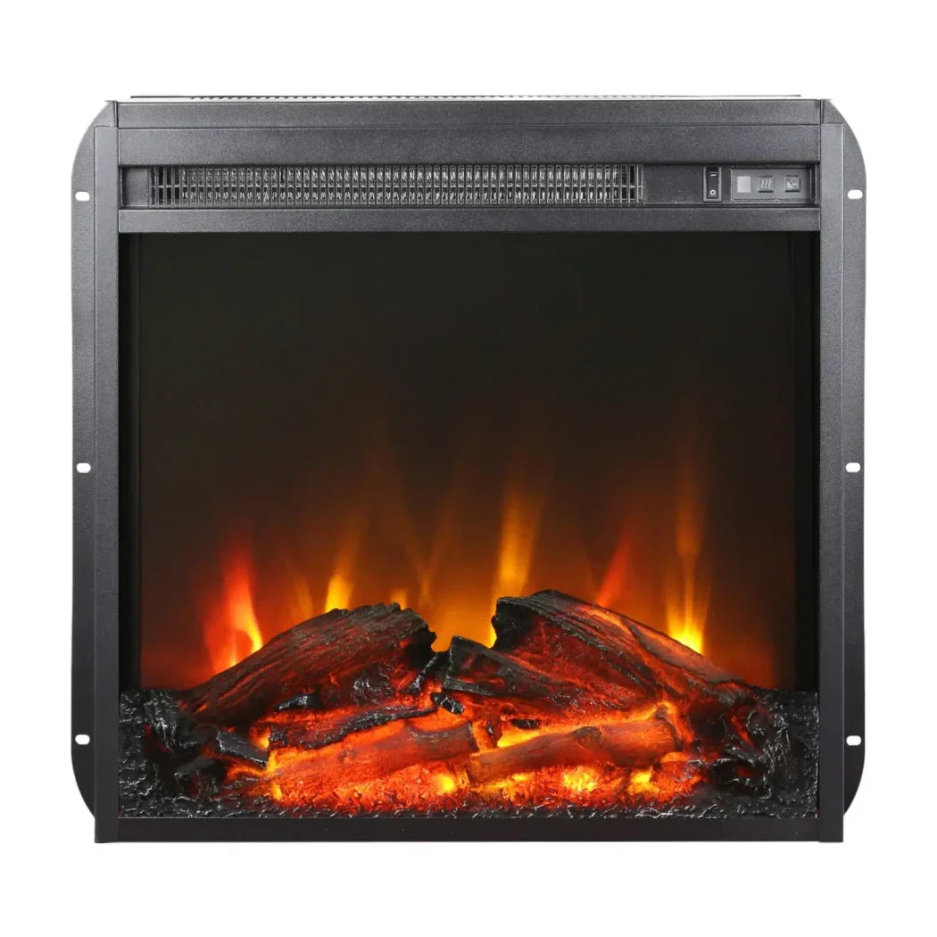 Șemineu Electric Eldur 18" - Inserție cu Flacără LED Realistă și Încălzitor