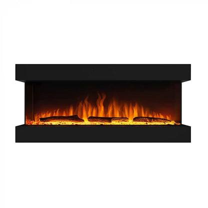 Șemineu Electric de Perete Feroza - 137 cm, Design Modern, Flacără Realistă
