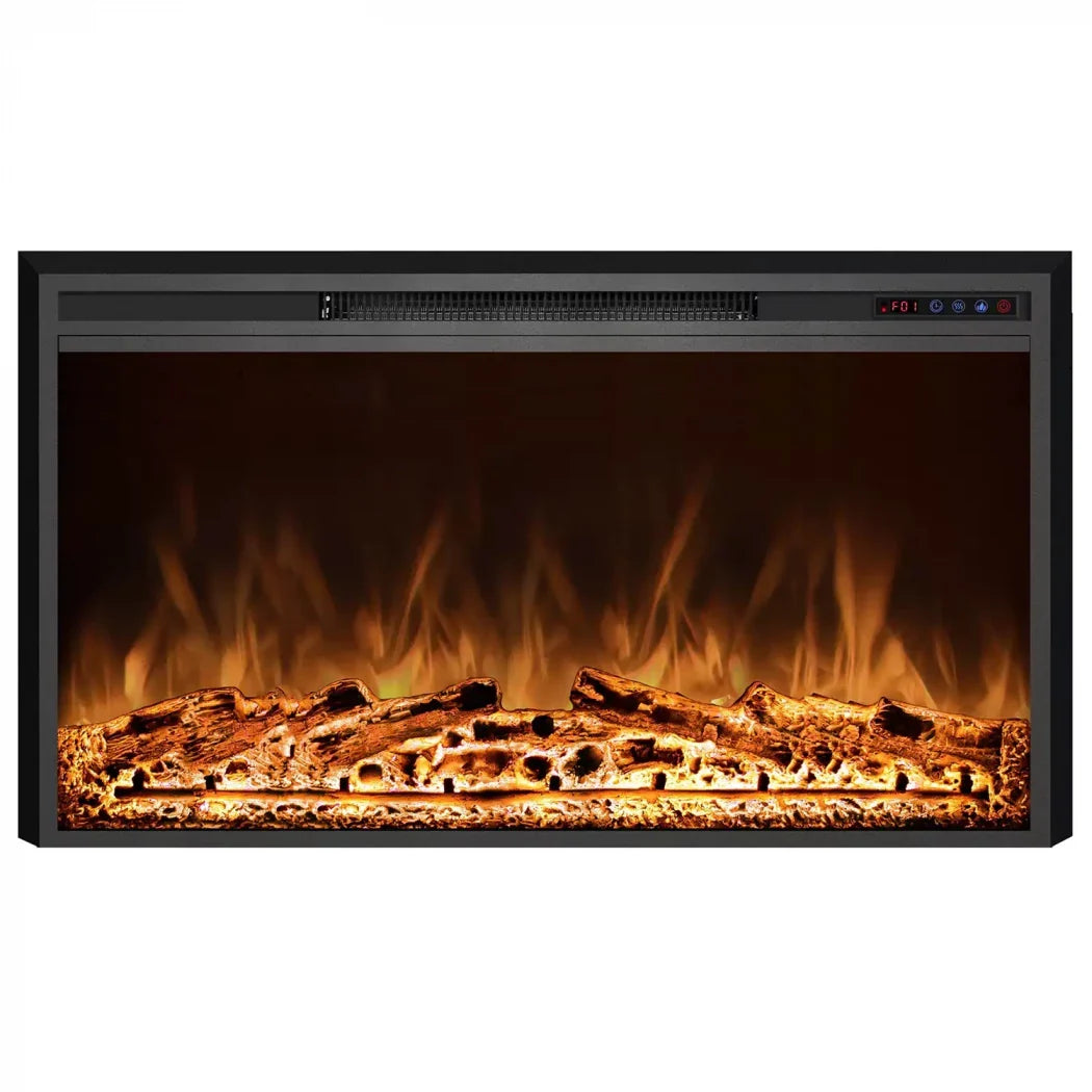 Șemineu Electric Pyrope - 109 cm - Încălzire Elegantă și Design Modern