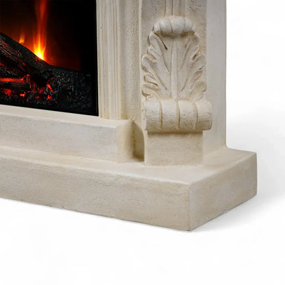 Șemineu Electric Ymir - Eleganță și Căldură în Polystone
