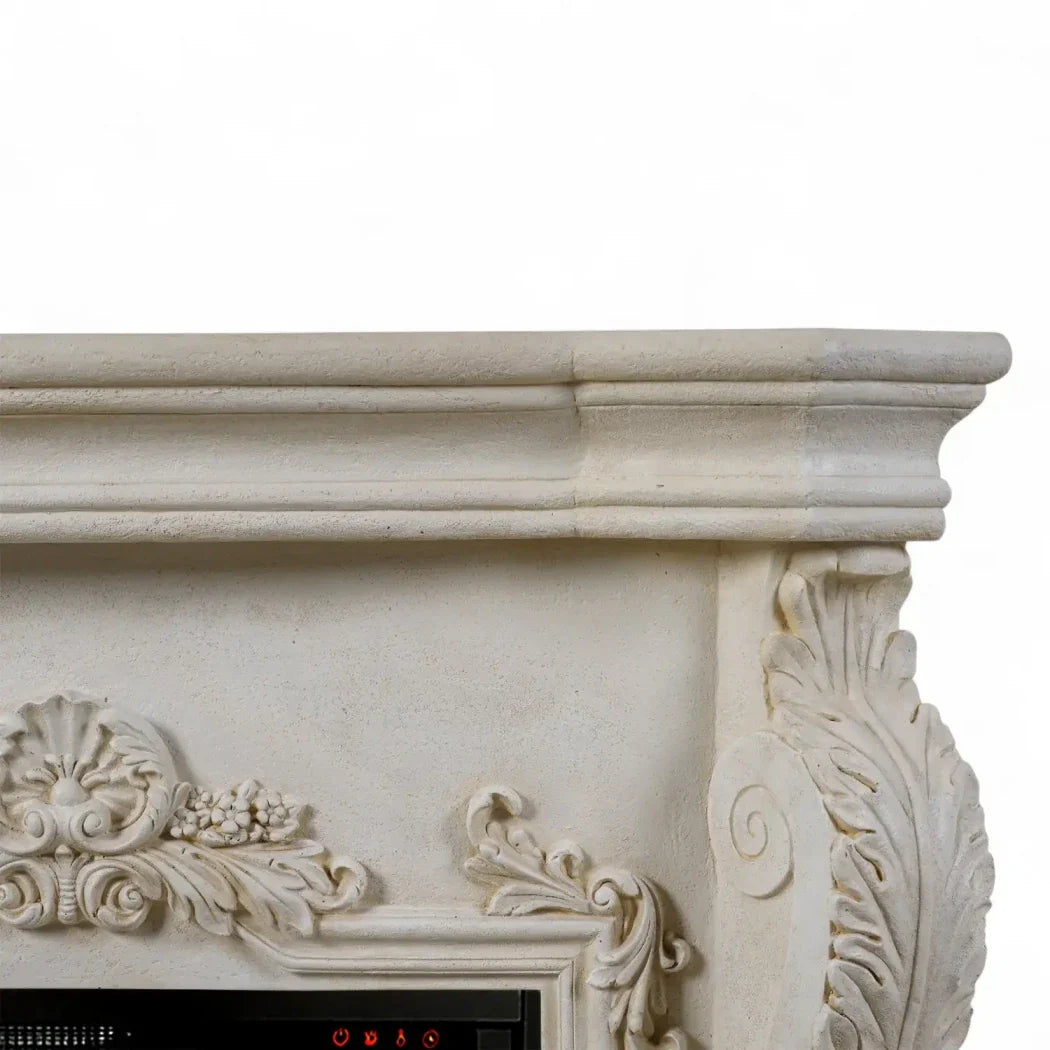 Șemineu Electric Ymir - Eleganță și Căldură în Polystone