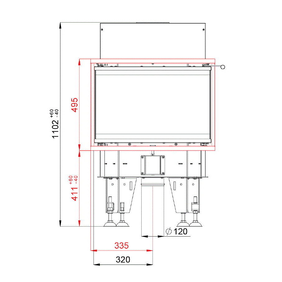 Focar Semineu BeF Feel 6 C