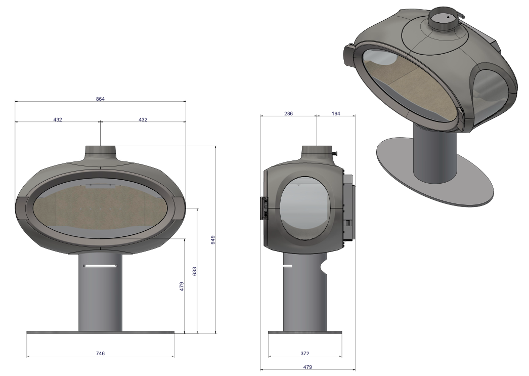 Mata Oval Base