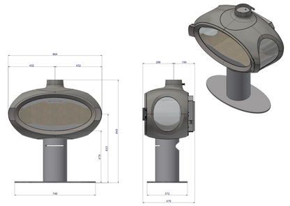 Mata Oval Base