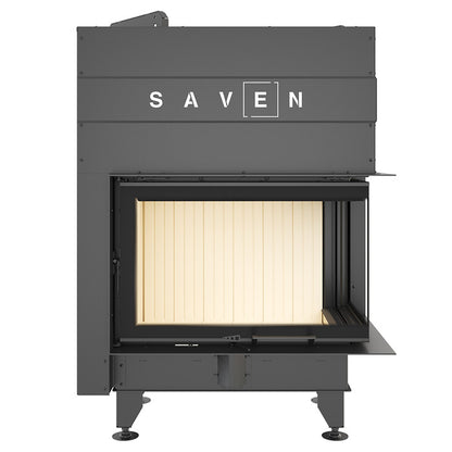 Șemineu SAVEN Energy Up 75х50х47R (15,1 kW) ECO Ghilotină – Sticlă laterală dreapta